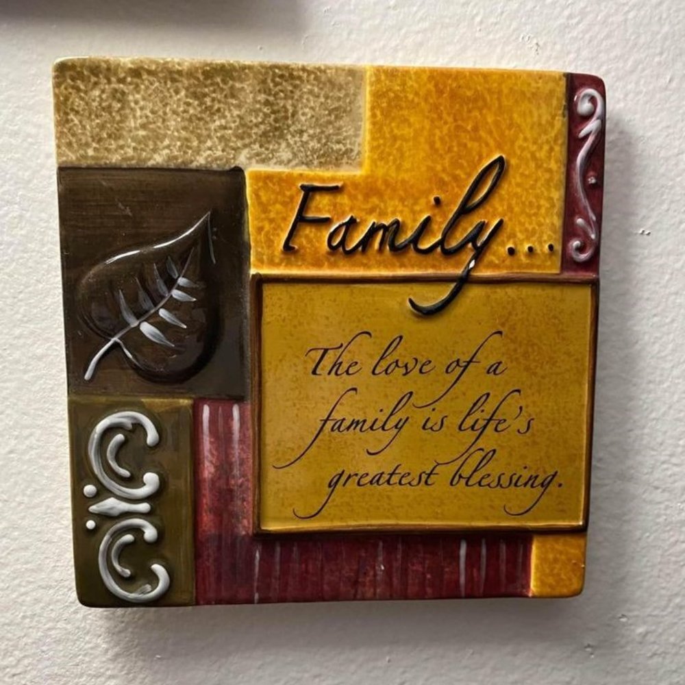Ceramic "Family" Wall Tile